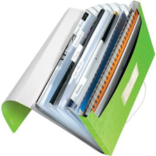 Leitz WOW A4 harmonika irattartó, zöld lefűző