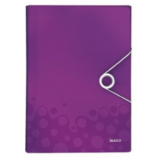 Leitz Wow A4 Harmonikamappa 6 rekeszes - Lila mappa
