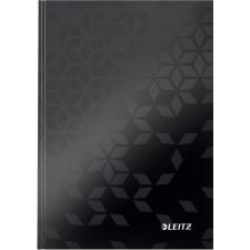 Leitz WOW A5, vonalas, fekete füzet