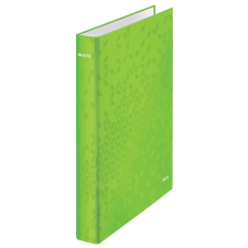 Leitz WOW laminált gyűrűskönyv zöld (42420054) (lei42420054) gyűrű