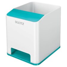 Leitz WOW Sound tolltartó fehér-jégkék (53631051) írószertartó