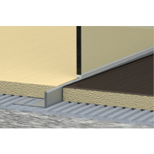  Lejtőprofil Havos A bal rozsdamentes acél szálcsiszolt 120 cm SPNRZK10120L élvédő, sín, szegélyelem