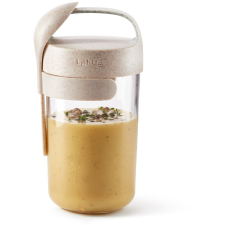  Lékué Jar To Go Organic Uzsonnás doboz kanállal, 600 ml (0301020V19U150) uzsonnás doboz