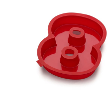 Lékué Number Mould Szilikon 8-as szám alakú torta sütőforma sütés és főzés