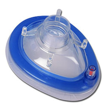 Lélegezető maszk PVC SINGLE gyógyászati segédeszköz