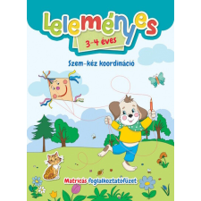 Leleményes 3-4 éves: Szem-kéz koordináció - Matricás foglalkoztatófüzet gyermek- és ifjúsági könyv