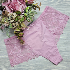 Lemila Magas derekú tanga csipkés szélű Mályva, S női alsó