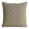  Len1 vászon szerkezetű préselt mintás párnahuzat Sötét bézs 45x45 cm