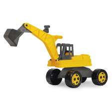 LENA 02217 Eco Giga Trucks Kotrógép - Sárga autópálya és játékautó