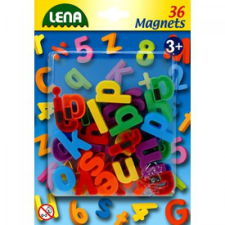 LENA Lena - Mágneses kisbetűk 36 db, 3 cm játékfigura