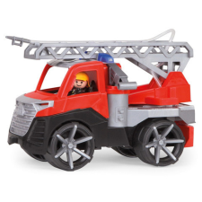 LENA : Truxx 2 piros tűzoltóautó létrával 29 cm autópálya és játékautó
