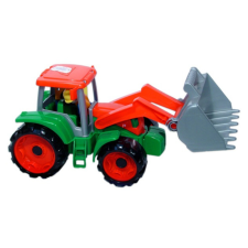 LENA Truxx Markolós traktor figurával (34 cm) autópálya és játékautó
