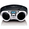 Lenco SCD-501WH hordozható FM rádió CD-USB lejátszó Bluetooth® fekete/fehér