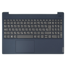 Lenovo 5CB0S18807 gyári új, magyar szürke laptop billentyűzet + kék felső fedél laptop alkatrész
