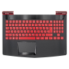 Lenovo 5CB0V07019 gyári új magyar háttérvilágításos piros laptop billentyűzet + fekete felső fedél