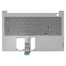 Lenovo 5CB1B34972 gyári új magyar háttérvilágításos laptop billentyűzet + szürke felső fedél laptop alkatrész