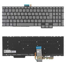 Lenovo 5CB1C74947 gyári új szürke magyar háttérvilágított laptop billentyűzet laptop alkatrész