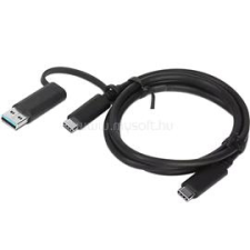 Lenovo Hybrid USB-C with USB-A Cable (4X90U90618) kábel és adapter