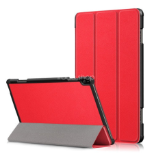 Lenovo Tab P10 (10.1) TB-X705F / X705L, mappa tok, Trifold, piros tablet tok