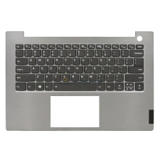 Lenovo ThinkBook 14-IIL, ThinkBook 14-IML gyári billentyűzet (US kiosztás, háttérvilágítással, szürke) laptop alkatrész