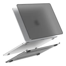 LENTION Matte Finish 13,6" Macbook Air Tok - Fekete (PCC-MS-AIR13.6-BLK-N) laptop kellék
