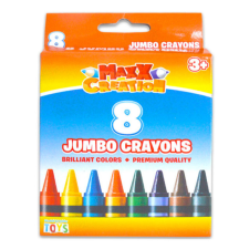 LEO-8374 Maxx Creation: 8 darabos tömzsi zsírkréta kréta