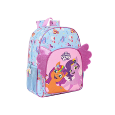 LEO-8603 Iskolatáska My Little Pony Wild & Free Kék-Rózsaszín (33x42x14 cm) iskolatáska