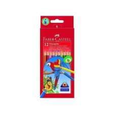 LEO-9199 Faber-Castell: Háromszög alakú színes ceruza készlet - 12 darab színes ceruza
