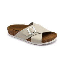 LEON 4053 LEON Comfort női bőr papucs női papucs