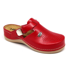 LEON 900 női munkavédelmi klumpa piros színben munkavédelmi cipő