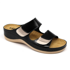 LEON 904 női papucs fekete színben munkavédelmi cipő