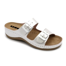 LEON 908 LEON Comfort női bőr papucs gyógypapucs
