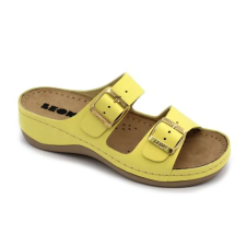 LEON 908 LEON Comfort női bőr papucs gyógypapucs