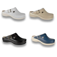 LEON Klumpa PU101 Leon Comfort női bőr, fehér, 38