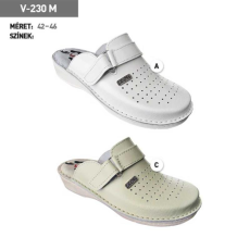 LEON Klumpa V230 Leon Comfort férfi bőr, fekete, 41