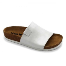 LEON Papucs 4205 Leon Comfort női bőr, fehér, 38 munkavédelmi cipő
