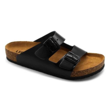 LEON Papucs 4703 Leon Comfort férfi bőr, fehér, 46 munkavédelmi cipő