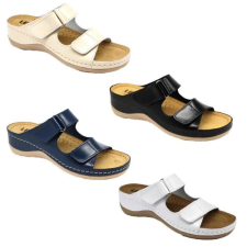LEON Papucs 905 Leon Comfort női bőr, kék, 38 munkavédelmi cipő