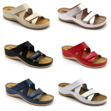 LEON Papucs 906 Leon Comfort női bőr, bézs, 42 munkavédelmi cipő