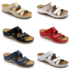 LEON Papucs 906 Leon Comfort női bőr, fehér, 37