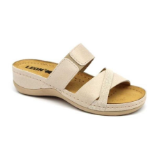 LEON Papucs 908 LEON Comfort női bőr barna 35 munkavédelmi cipő