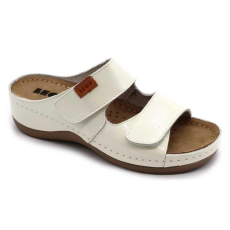 LEON Papucs 931 Leon Comfort női bőr piros lakk 40