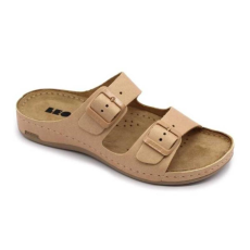 LEON Papucs 955 Leon Comfort női bőr, kék, 37