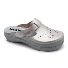 LEON PU156 LEON Comfort női bőr klumpa női papucs