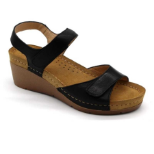 LEON Szandál 1041 Leon Comfort női bőr, piros, 37 munkavédelmi cipő