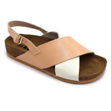 LEON Szandál 4302 LEON Comfort női bőr fekete lakk 39 munkavédelmi cipő