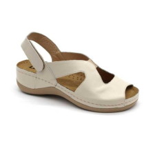 LEON Szandál 924 Leon Comfort női bőr, barna, 39 munkavédelmi cipő