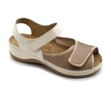 LEON Szandál 934 Leon Comfort női bőr, bézs, 40 munkavédelmi cipő