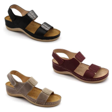 LEON Szandál 945 Leon Comfort női bőr, fekete, 40 munkavédelmi cipő
