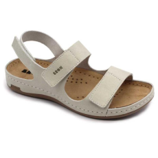 LEON Szandál 966 LEON Comfort női bőr kék bakar 40